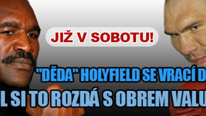 Přežije "dědek" Holyfield souboj s obrem Valujevem?