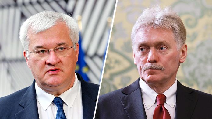 Andrij Sybiha a Dmitrij Peskov