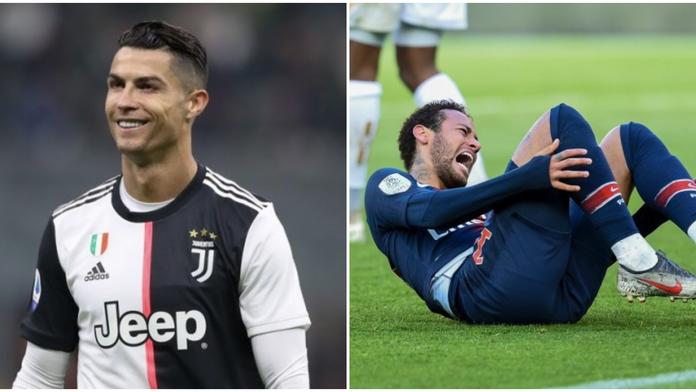 Zdravotní stav fotbalových hvězd, CR7 je negativní, Neymar zraněný