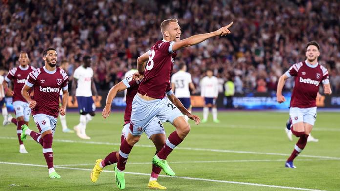 Souček vystřelil West Hamu bod se Spurs. Haaland slaví další hattrick