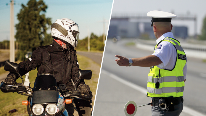 Policisté mě zmlátili při kontrole, tvrdí motorkář. Zabývá se tím ředitelství