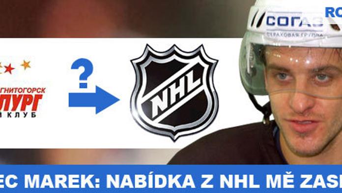 Střelec Marek: Nabídka z NHL mě zaskočila