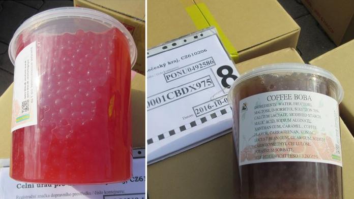 Nebezpečí v bubble tea! Zadrželi 3,5 tuny závadných kuliček