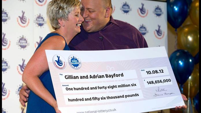 V jackpotu vyhrál 148 milionů liber, ale žena ho přesto opustila