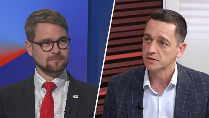 Matěj Ondřej Havel (TOP 09) a Jan Grolich (KDU-ČSL)