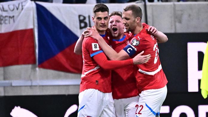 Radost českých fotbalistů