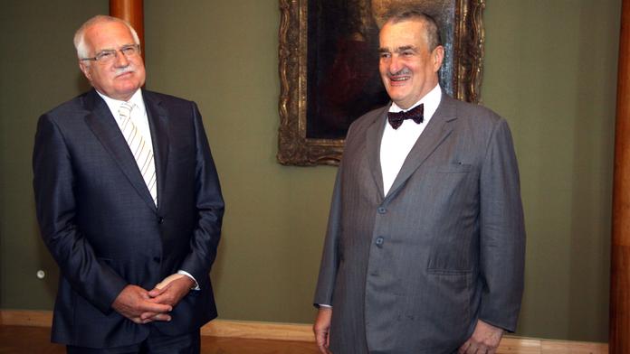 Klaus se zastal Nečase: Poškodil nás Schwarzenberg!