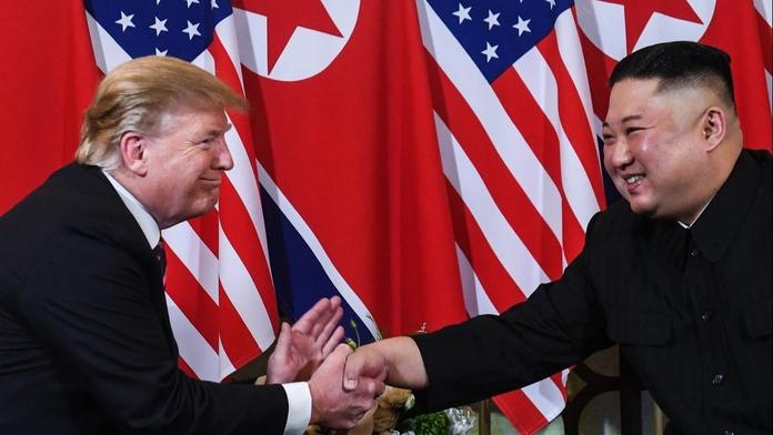 Kim Čong-un a Donald Trump