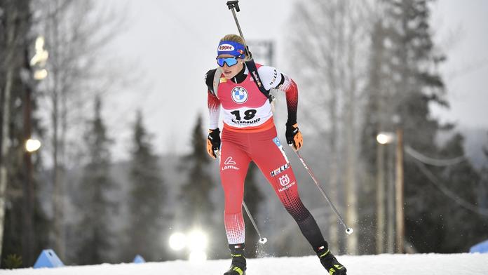 Biatlonový sprint ovládla Hauserová, Davidová až na konci druhé desítky