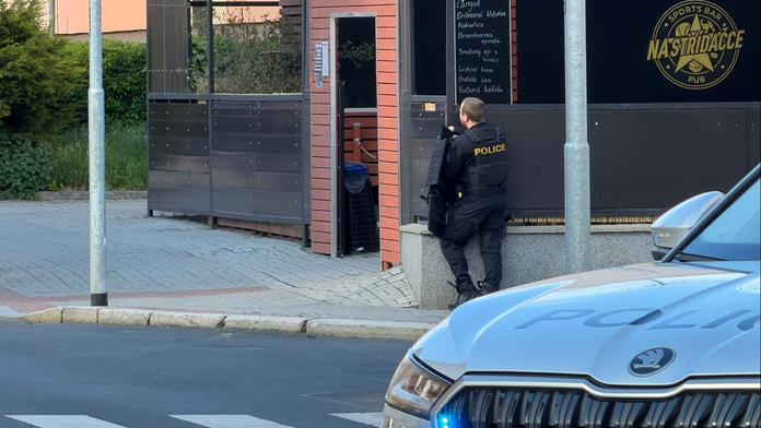 Zásah policistů v Chomutově