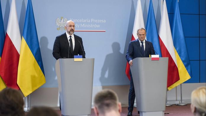 Premiéři Polska a Ukrajiny