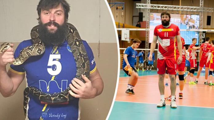 Volejbalista Rybníček chová hady: Mamby bych se nebál, říká!