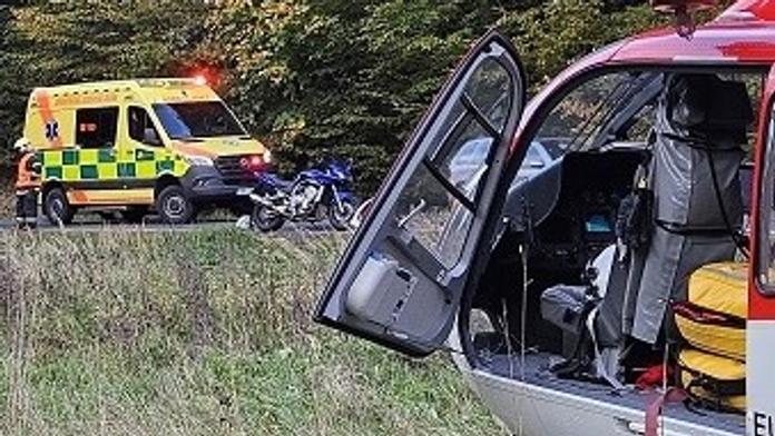 Vážně zraněný chlapec v Ostravici
