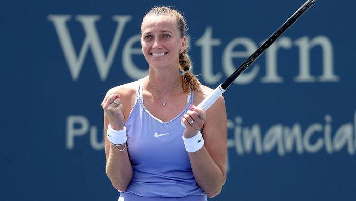 Skvělá práce. Kvitová smetla v Cincinnati další soupeřku a je v semifinále