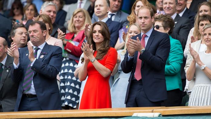 Kate a William na Wimbledonu