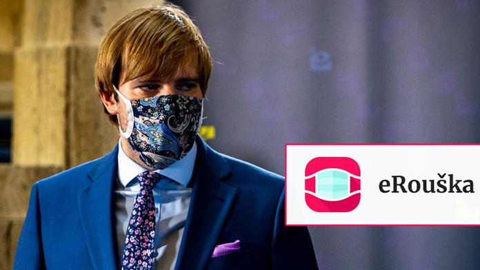Vojtěch uvedl eRoušku 2.0. Uživatele varuje, když se setkají s nakaženými