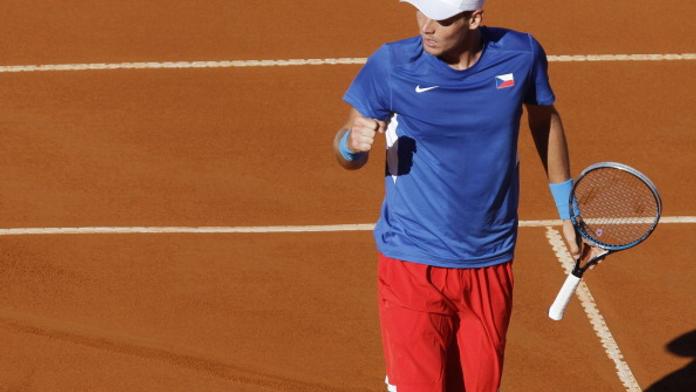 Berdych vstal proti Mónakovi z mrtvých a srovnal na 1:1
