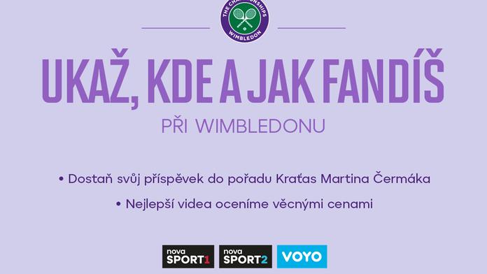 Ukaž, jak fandíš při Wimbledonu! Vyhraj dárek od Karolíny Plíškové
