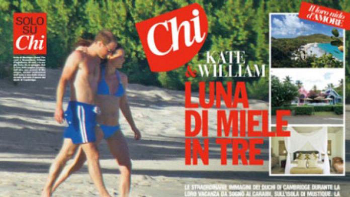 Královský skandál: Magazín zveřejnil fotky těhotné Kate v bikinách!