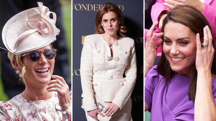 Zara Tindall, princezna Beatrice a princezna Kate