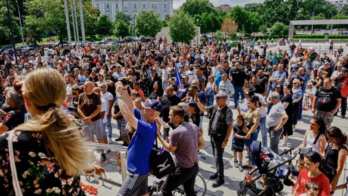 Pieta za mrtvého Roma v Brně (17. 6. 2023)