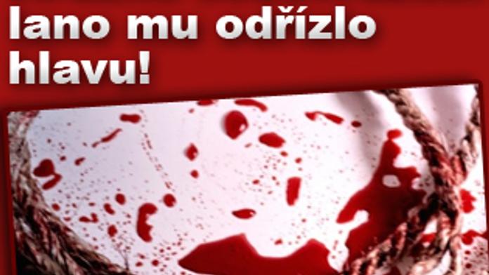 Hrůzná sebevražda: Muž si nechal utrhnout hlavu