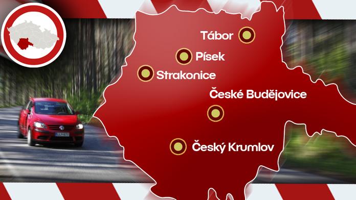 SJÍZDNOST SILNIC: Na některých jihočeských vozovkách se tvoří ledovka, jedna silnice je nesjízdná
