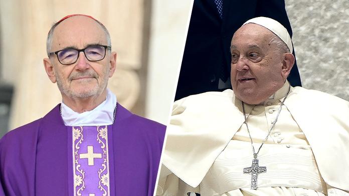 Kardinál Michael Czerny a papež František