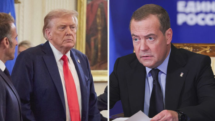 Donald Trump a Dmitrij Medveděv