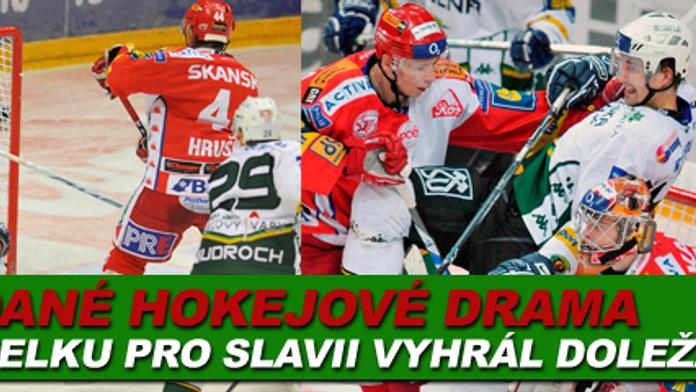 Hokejovou přestřelku vyhrála Slavia