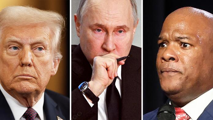 Donald Trump, Vladimir Putin a Mark Burns