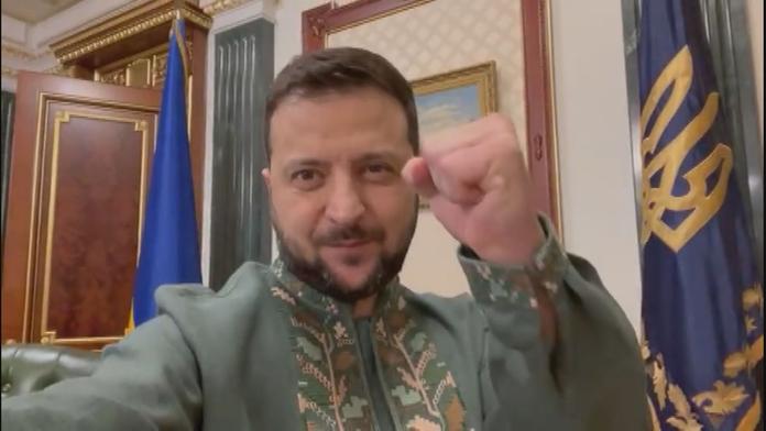 Ukrajinský prezident poděkoval fotbalistům. Dvě hodiny štěstí, popsal