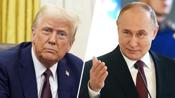 Donald Trump a Vladimir Putin