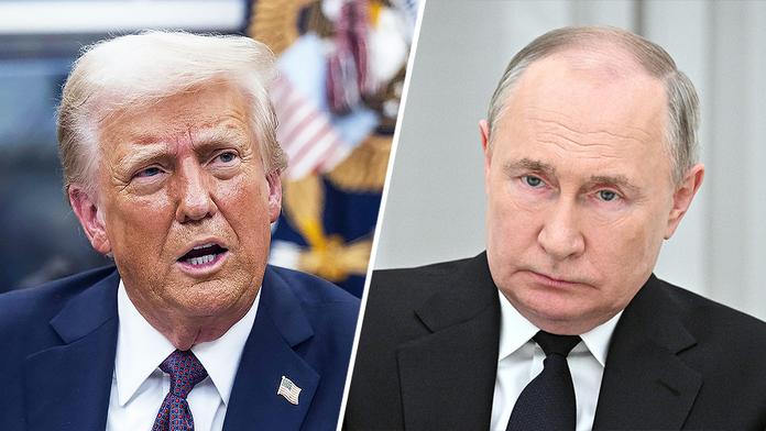 Donald Trump a Vladimir Putin