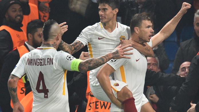 Džeko vystřílel AS remízu, Neymar a spol. venku rozmetali Anderlecht