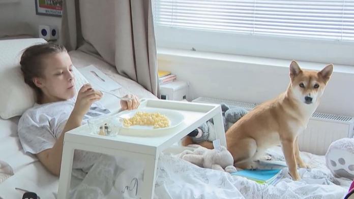 Postřelená kadetka Míša