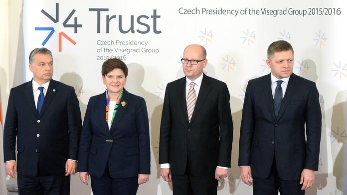 Visegrádská čtyřka odmítá návrh Evropské komise o přerozdělování