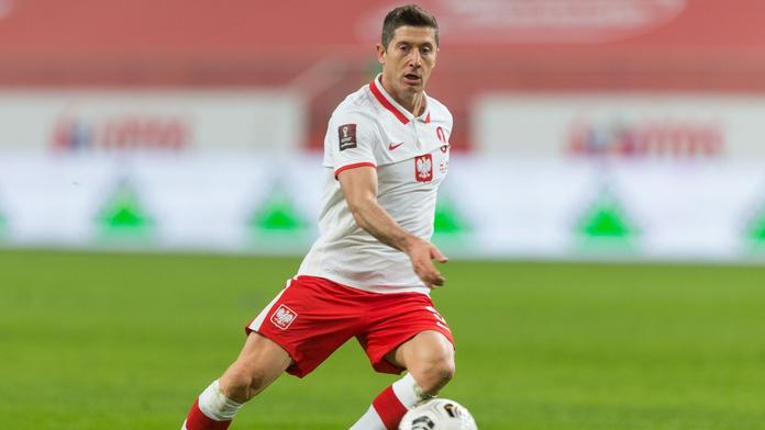 Robert Lewandowski v reprezentačním dresu