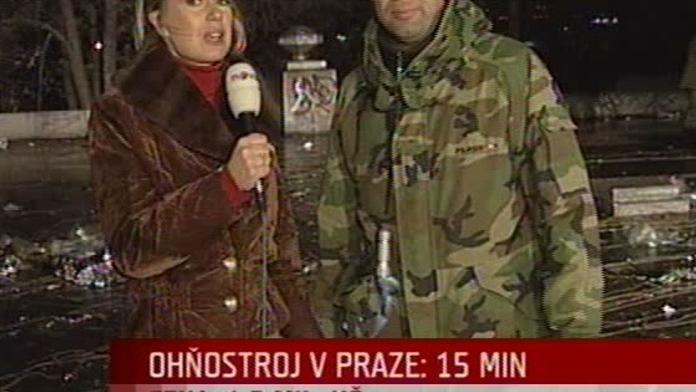 Praha žasla nad obřím ohňostrojem