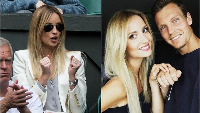 Berdych ve stínu Ester! Britové můžou na jeho krásce oči nechat
