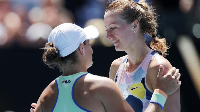 Kvitová Australian Open nevyhraje. Ve čtvrtfinále podlehla Bartyové