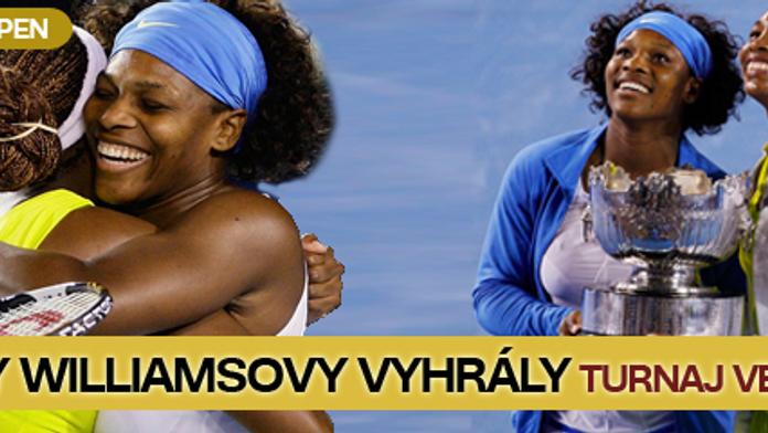 Sestry Williamsovy vyhrály turnaj ve čtyřhře