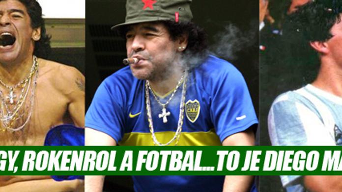 Sex, drogy, rokenrol a fotbal... to je Diego Maradona