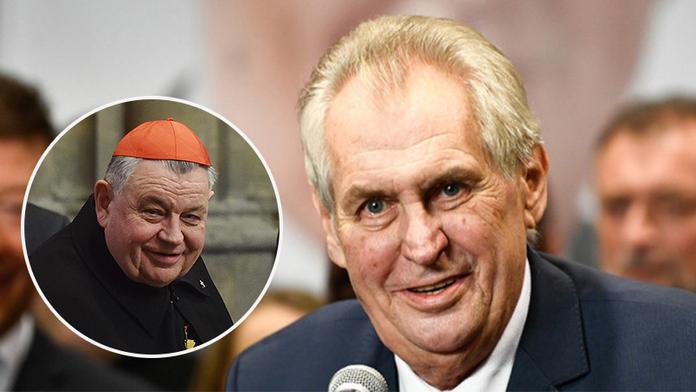 Zeman poslal dopis papeži. Přimluvil se za kardinála Duku