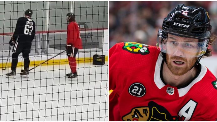 Takhle na to musíš, mladej. Veterán NHL cepuje českého mladíka