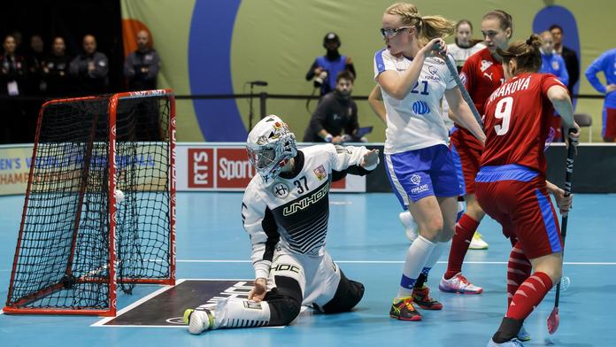 Zklamané Češky končí na florbalovém šampionátu bez medaile
