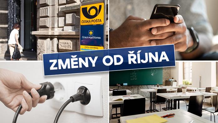 Změna na poště, zákaz mobilů, nová opatření. Tohle je od října jinak!