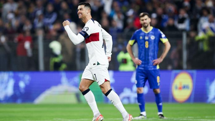 Cristiano Ronaldo slaví gól