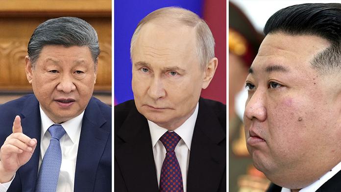 Si Ťin-pching, Vladimir Putin a Kim Čong-un