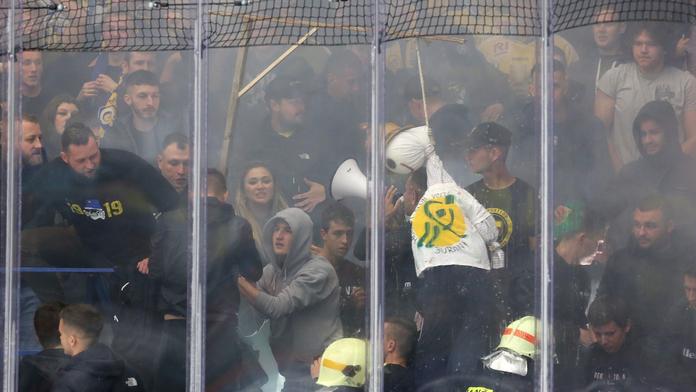 Zlín pyká za své fanoušky. Musí zaplatit pokutu a má zavřenou část stadionu